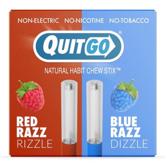 QuitGo Remix 2 Pack Red Razz and Blue Razz