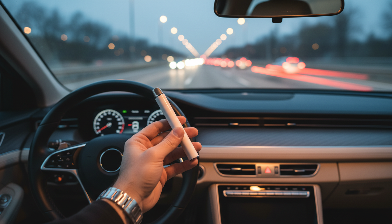 Quit Vaping While Driving: Oxygen Inhaler vs. E-Cigs